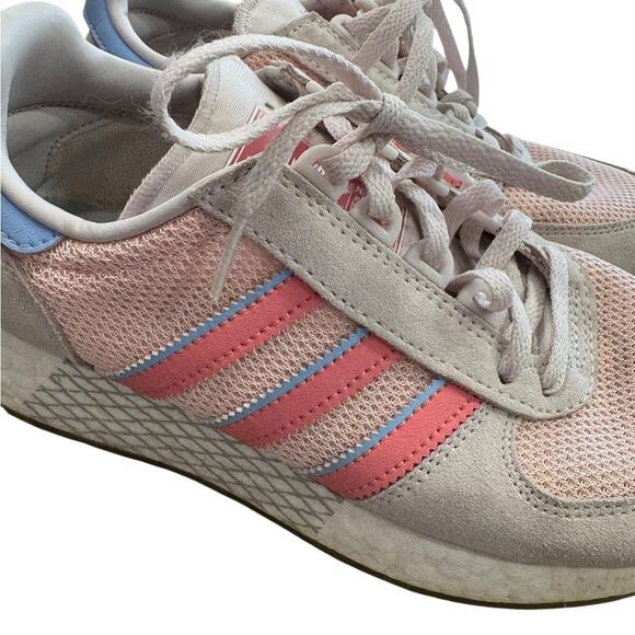 Adidas Marathon Tech Orchid tint Pastel Pink Running Shoes Size 7.5 - Picture 4 of 8
